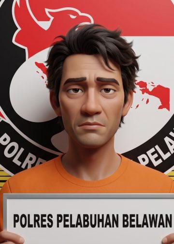 Sat Narkoba Polres Pelabuhan Belawan Tangkap Pengedar Sabu di Desa Manunggal