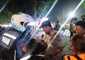Pendataan Parkir Liar di Lapangan Taman Merdeka Binjai, Petugas Gabungan Tertibkan Juru Parkir Tanpa KTA