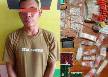 Sempat Kabur Lompat ke Sungai Saat Digrebek, Bandar Sabu di Desa Pamah Akhirnya Ditangkap di Aceh