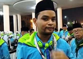 Jemaah Termuda Asal Binjai M. Zaki Lubis Berangkat Haji Gantikan Almarhumah Ibu