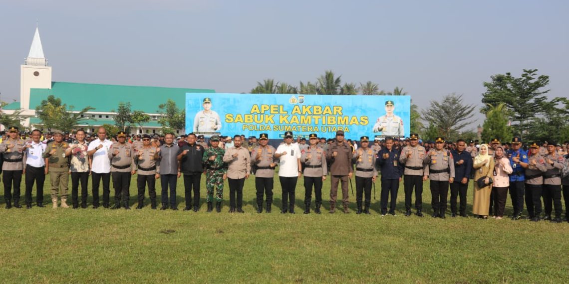 Apel Sabuk Kamtibmas, Kapolda Sumut Tekankan Kekuatan Sinergi Jaga Stabilitas Keamanan