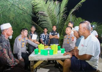 Kapolres Pelabuhan Belawan Silaturahmi dengan Tokoh Masyarakat dan Pemuda Mitra Kamtibmas