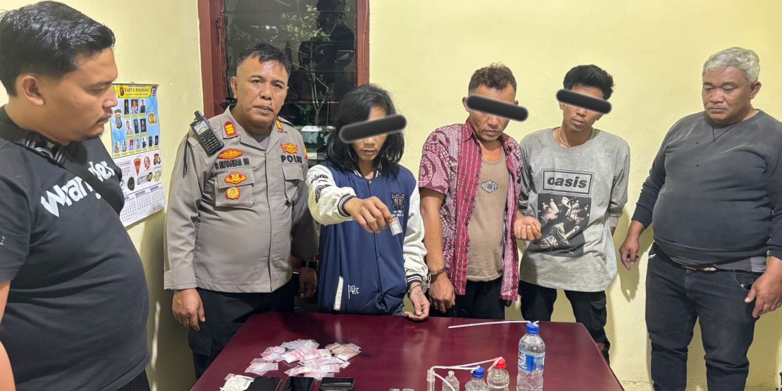Laporan Warga ke Call Center 110 Berbuah Penindakan, Tiga Terduga Penyalahguna Narkoba Diamankan di Huntap Ture-ture