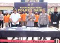Polres Dairi Paparkan Hasil Ungkap Kasus Narkoba Sejak Bulan Januari, 43 Tersangka Turut Diamankan