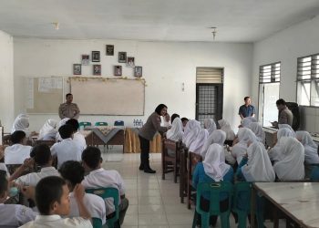 Program “Go To School” Sat Binmas Polres Binjai Ajak Pelajar Tidak Terlibat Kenakalan Remaja