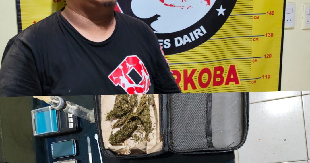 Simpan Sabu, Ekstasi Hingga Ganja, Warga Parbuluan Diringkus Polres Dairi