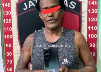 Polres Tapanuli Tengah Ringkus Residivis Pencuri Ponsel, Beraksi di Dua Lokasi Berbeda
