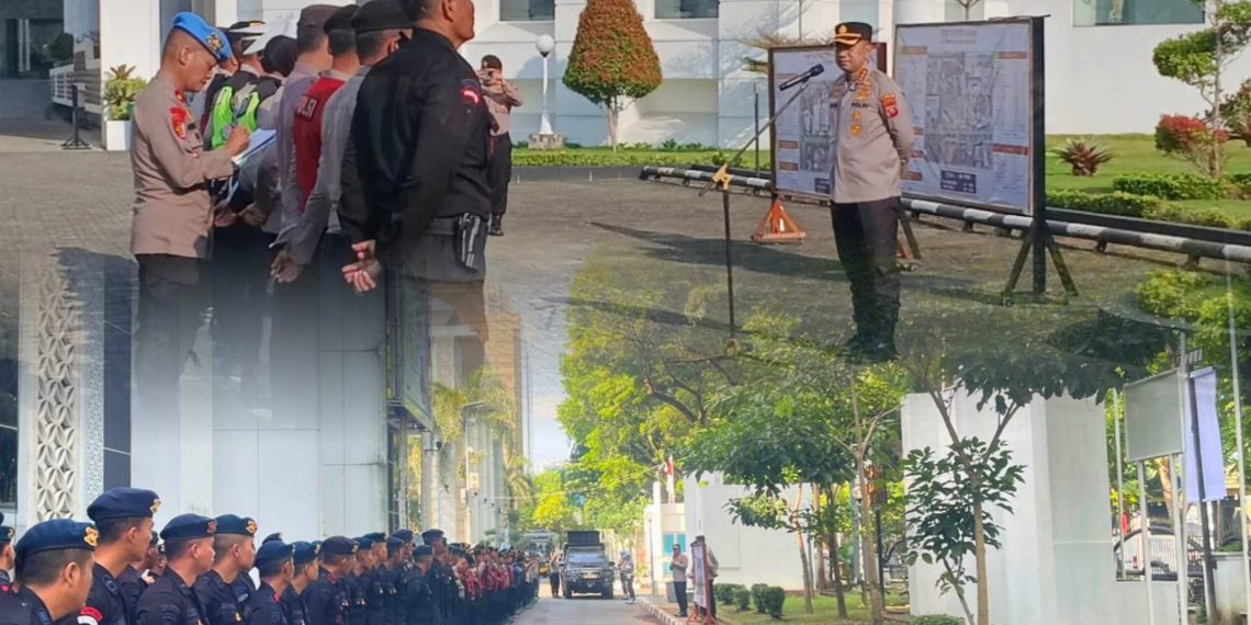 Brimob Polda Sumut Tampil Humanis dan Profesional, Kawal Penyampaian Aspirasi di Kantor Gubernur dengan Aman dan Kondusif