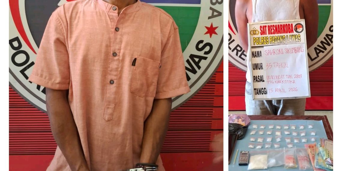 Satresnarkoba Polres Palas Tangkap Seorang Pengedar dengan Barang Bukti Sabu