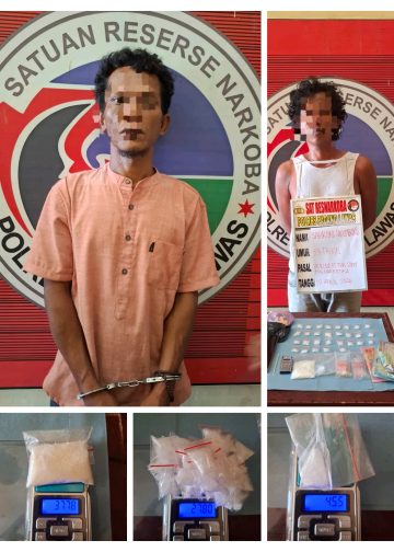 Satresnarkoba Polres Palas Tangkap Seorang Pengedar dengan Barang Bukti Sabu