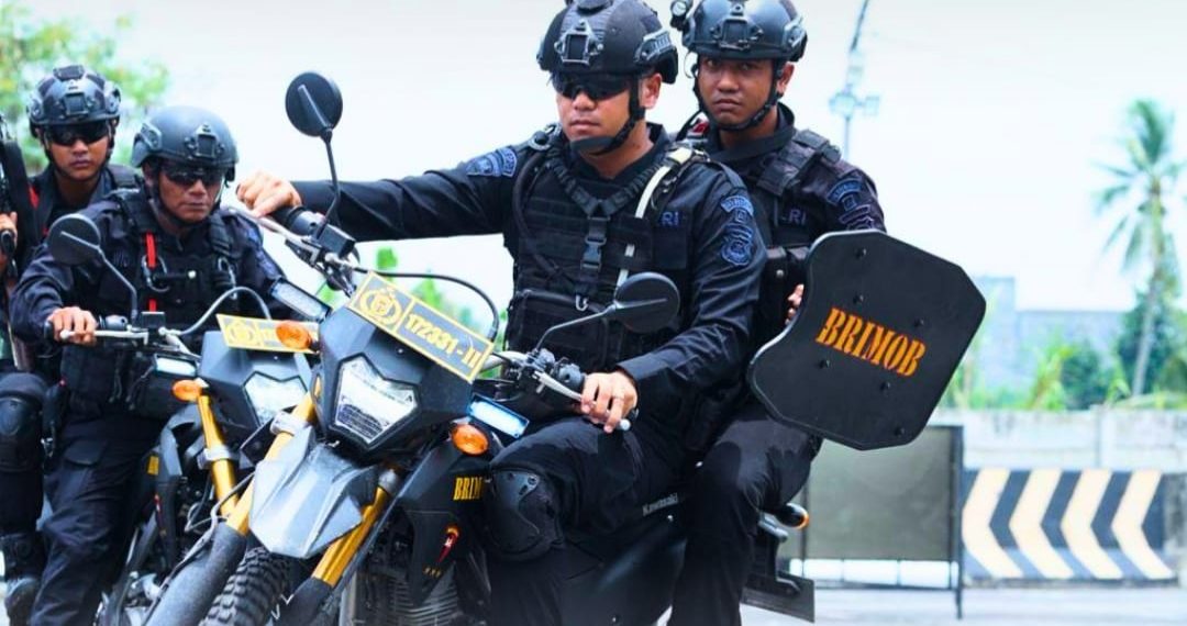 Sinergi Taktis Brimob dan Polda Sumut Matangkan Sispamkota Lewat Tactical Floor Game