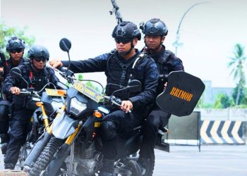 Sinergi Taktis Brimob dan Polda Sumut Matangkan Sispamkota Lewat Tactical Floor Game