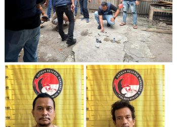 Kolaborasi Polres Binjai dengan BNNK Binjai Gerebek Sarang Narkoba, Dua Orang Diamankan