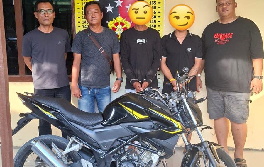 Gerak Cepat Polsek Bandar Huluan Ringkus Dua Pelaku Pencurian Sepeda Motor, Korban Rugi Rp 20 Juta