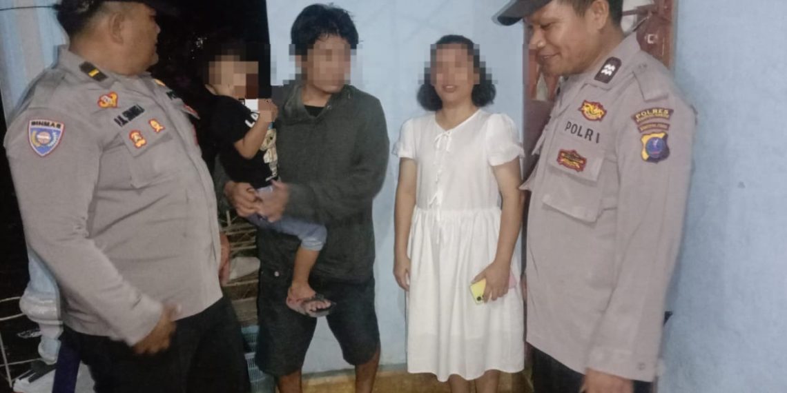 Respon Cepat CC 110, Polsek Siantar Marihat Pertemukan Anak 6 Tahun Terpisah Dengan Orangtuanya di Jalan Durian