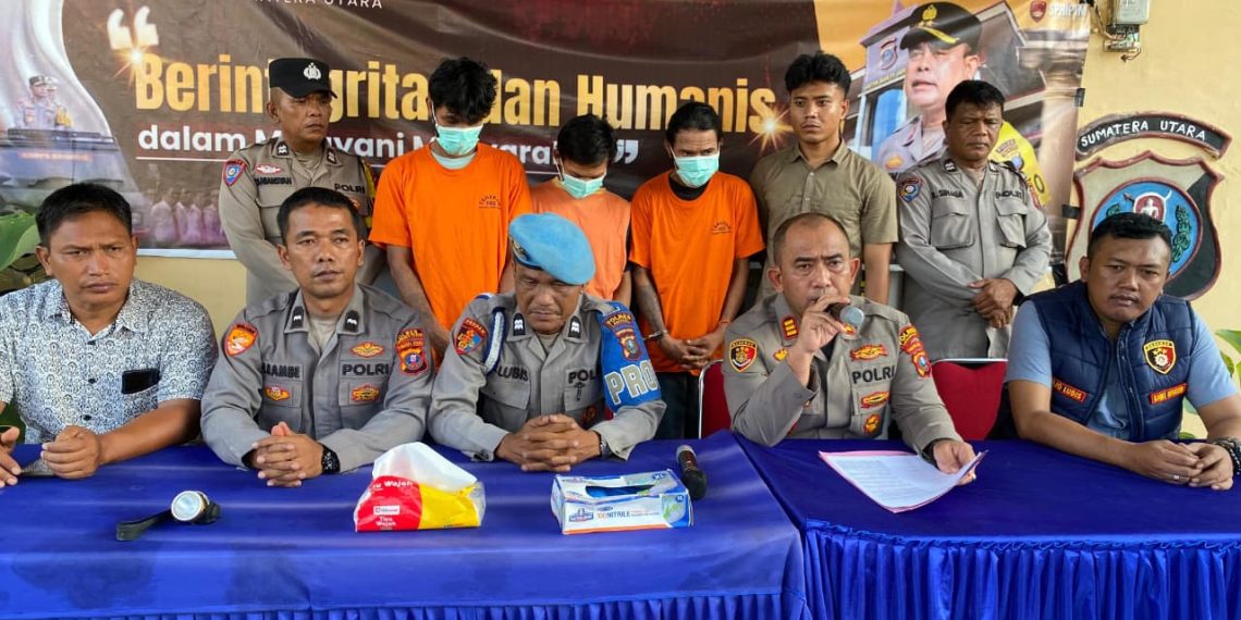 Resahkan Warga Bakaran Batu, Tiga Pencuri Sawit Diciduk Polsek Torgamba Saat Angkut Hasil Curian