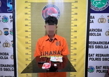 Satresnarkoba Polres Sibolga Amankan Pria Terduga Pemilik Sabu di Jalan Yos Sudarso