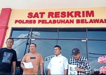 Ketua FORWAKA Medan Iwan Ginting Datangi Polres Pelabuhan Belawan, Pertanyakan Laporan Warga yang Mandek Sejak 2022