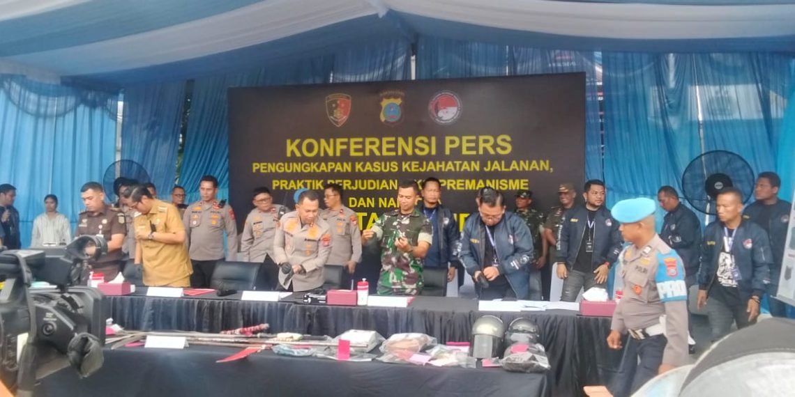 Polrestabes Medan Ungkap 143 Kasus Kejahatan dalam Dua Pekan, 178 Tersangka Diamankan
