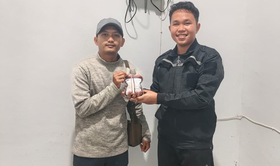 Sukarela Dan Ikhlas Bantu Masyarakat Bripda Gorga Situmorang Donorkan Darahnya Di RSUD Salak Kab. Pakpak Bharat