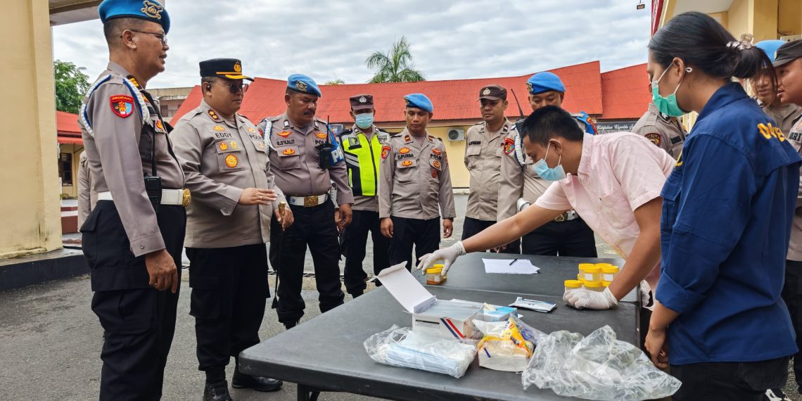 Bidpropam Polda Sumut Gelar Gaktibplin di Polres Sibolga, Fokus Cegah Pelanggaran dan Narkoba