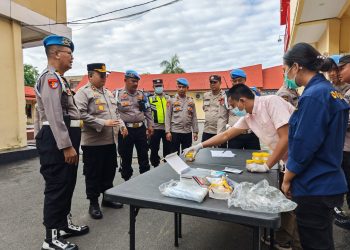 Bidpropam Polda Sumut Gelar Gaktibplin di Polres Sibolga, Fokus Cegah Pelanggaran dan Narkoba