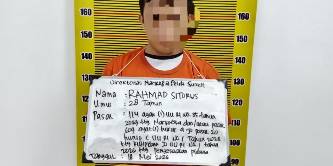Menunggu Pembeli di Kamar, Terduga Pengedar Sabu di Medan Timur Ditangkap Polisi