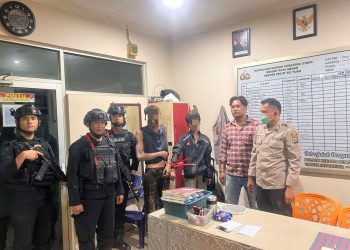Brimob Sumut Gagalkan Percobaan Pencurian Saat Patroli Dini Hari, Dua Terduga Diamankan