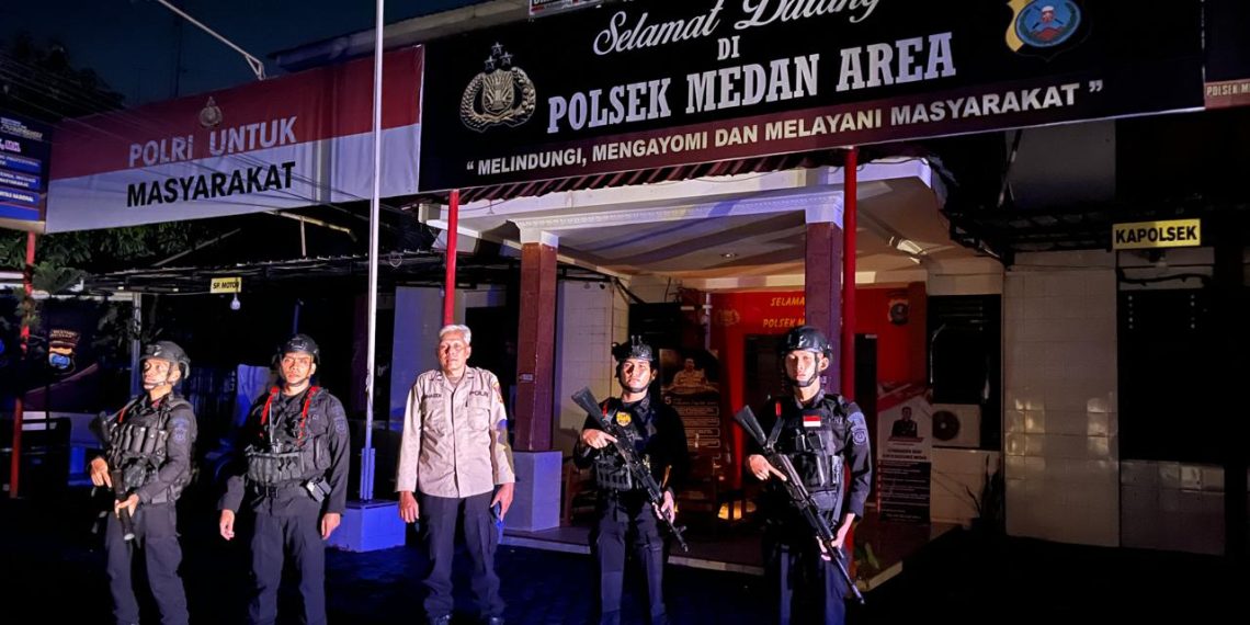 Patroli Malam Polda Sumut Intensifkan Pengamanan Saat Sejumlah Wilayah Medan Alami Pemadaman Listrik