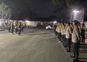 Polres Binjai Gelar Patroli Skala Besar Antisipasi 3C dan Kejahatan Jalanan Pasca Pemadaman Listrik di Sumatera