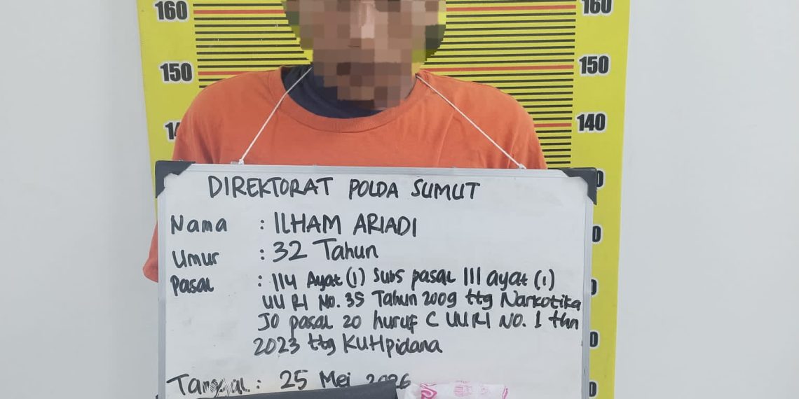 Menunggu Pembeli di Rumah, Pengedar 27 Paket Ganja Siap Edar di Medan Denai Ditangkap Polisi