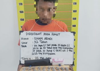 Menunggu Pembeli di Rumah, Pengedar 27 Paket Ganja Siap Edar di Medan Denai Ditangkap Polisi
