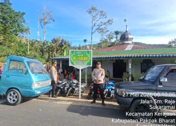 Sholat Idul Adha 10 Dzulhijjah 1447 H / 2026 M Berjalan Lancar Polres Pakpak Bharat Lakukan Pengamanan.