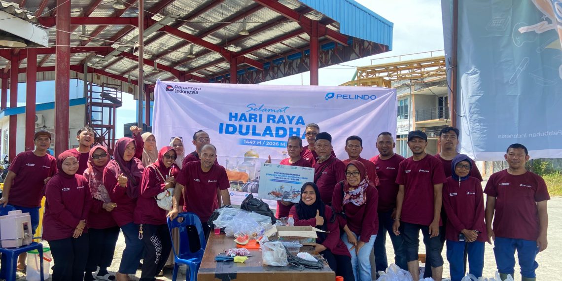 Pelindo Regional 1 Belawan Salurkan 5 Ekor Sapi Kurban untuk Masyarakat Sekitar Pelabuhan
