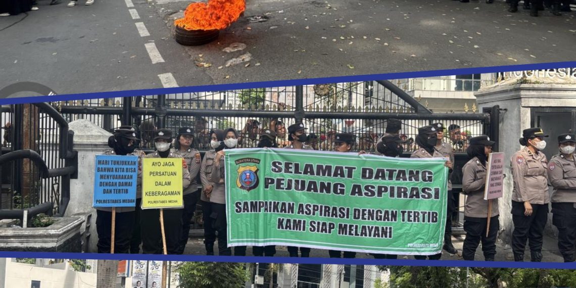 Satuan Brimob Polda Sumut Siaga Humanis di Kantor DPRD Medan, Pastikan May Day 2026 Berjalan Aman dan Kondusif