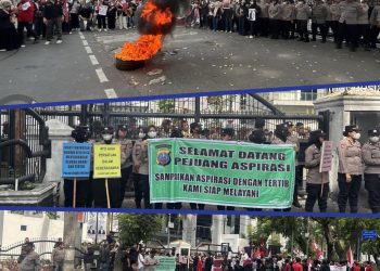Satuan Brimob Polda Sumut Siaga Humanis di Kantor DPRD Medan, Pastikan May Day 2026 Berjalan Aman dan Kondusif