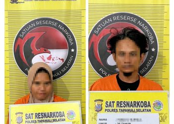 Satresnarkoba Polres Tapsel Gagalkan Peredaran 3 Kg Ganja, Dua Pelaku Ditangkap Gunakan Becak Motor