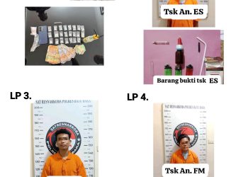 Polres Batu Bara Ungkap 4 Kasus Narkoba, 5 Tersangka dan Puluhan Gram Sabu Diamankan