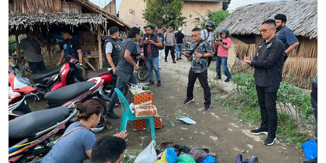 Polres Binjai Berkolaborasi Bersama BNN Grebek Barak Narkoba Di Tunggorono Binjai Timur