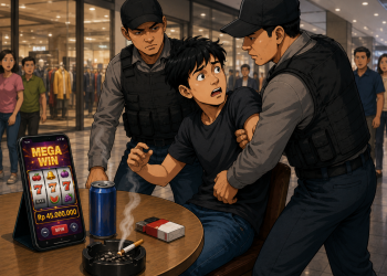 Asyik Bermain Judi Online di Tempat Umum, Seorang Pemuda Diamankan Petugas di Medan