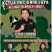 Herman Sihombing Dirikan Baleho, Ajak Anggota Perkuat Solidaritas GRIB Jaya Medan Timur