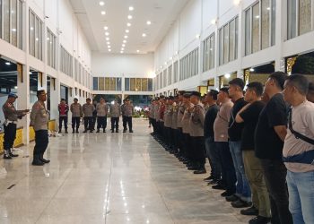 POLRES BINJAI SIAPKAN PERSONIL LAKSANAKAN PENGAMANAN KEGIATAN PELANTIKAN KORMI