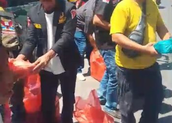 Jumat Berkah, DPC GRIB JAYA Kota Medan dan PAC GRIB JAYA Medan Denai Bagikan 700 Nasi Kotak kepada Panti Asuhan, Sopir Angkot, dan Masyarakat