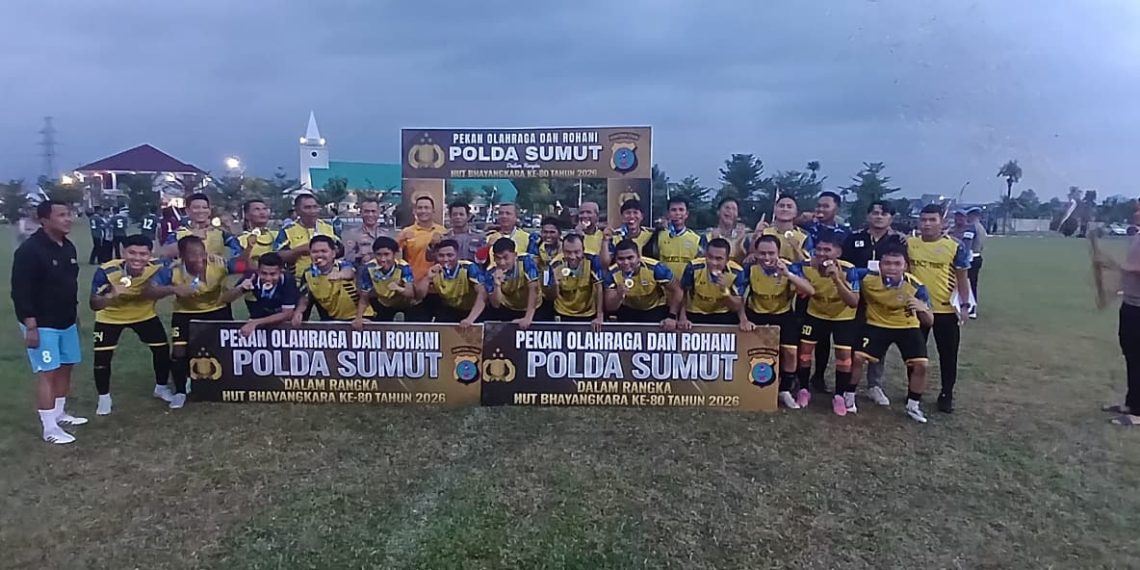 Semangat Bhayangkara Presisi Menggema di Final POR Polda Sumut, Polres Toba Sabet Gelar Juara