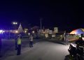 Berintegritas Dan Humanis Polres Pak Bharat Laksanakan Patroli Bluelight Di Kota Salak.