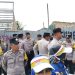 POLRES PELABUHAN BELAWAN LAKUKAN PENGAMANAN AKSI UNJUK RASA LSM GUSSUR DI LABUHAN DELI