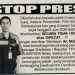 SULAIMAN RESMI DI BERHENTI KAN TIDAK DENGAN HORMAT, PT TIPIKOR SUMUT NEWS TEGASKAN BUKAN LAGI BAGIAN DARI REDAKSI