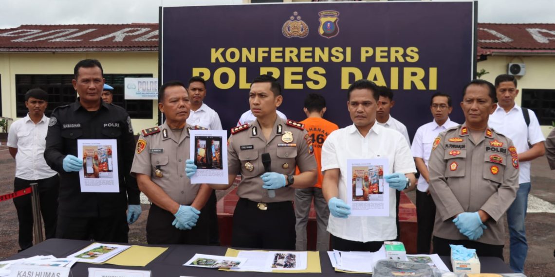 Polres Dairi Bongkar Rekayasa Begal Rp297 Juta, Pelaku Diduga Terjerat Judi Online