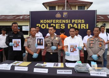 Polres Dairi Bongkar Rekayasa Begal Rp297 Juta, Pelaku Diduga Terjerat Judi Online