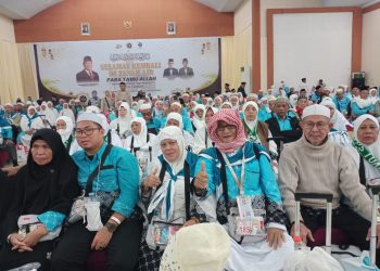 360 Jemaah Kloter 10 Debarkasi Medan Pulang dari Tanah Suci, Kakanwil Tegaskan Haji Mabrur Bukan Sekadar Gelar, Namun Harus Dijaga Sepanjang Hayat